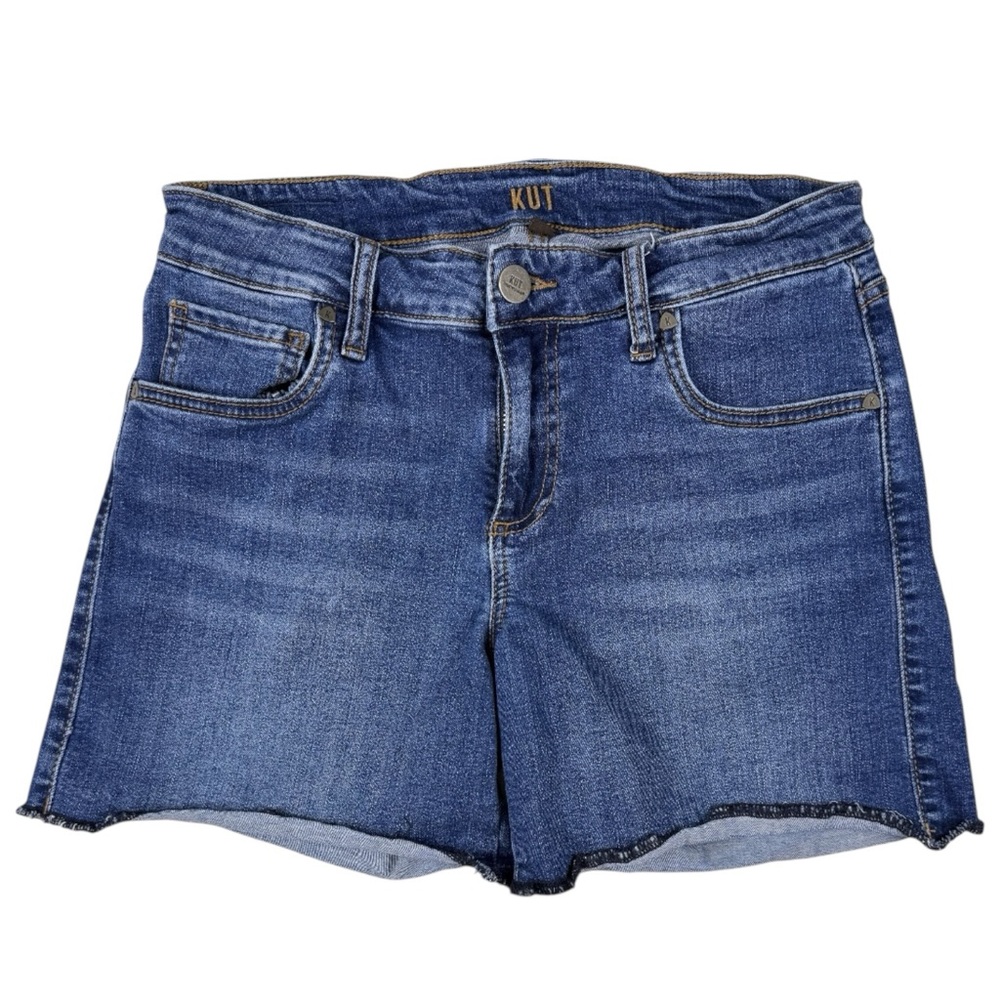 KUT from the Kloth Blue Denim Jean Shorts Size 4/6 High Rise 5” Inseam